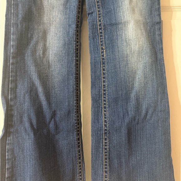 Justice Blue Bootcut Jeans Classic Style - Picture 8 of 11